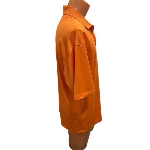 Nike Golf Fit Dry Men’s Short Sleeve Polo Shirt Sz XL  Orange Embroidered Swoosh - Picture 4 of 11